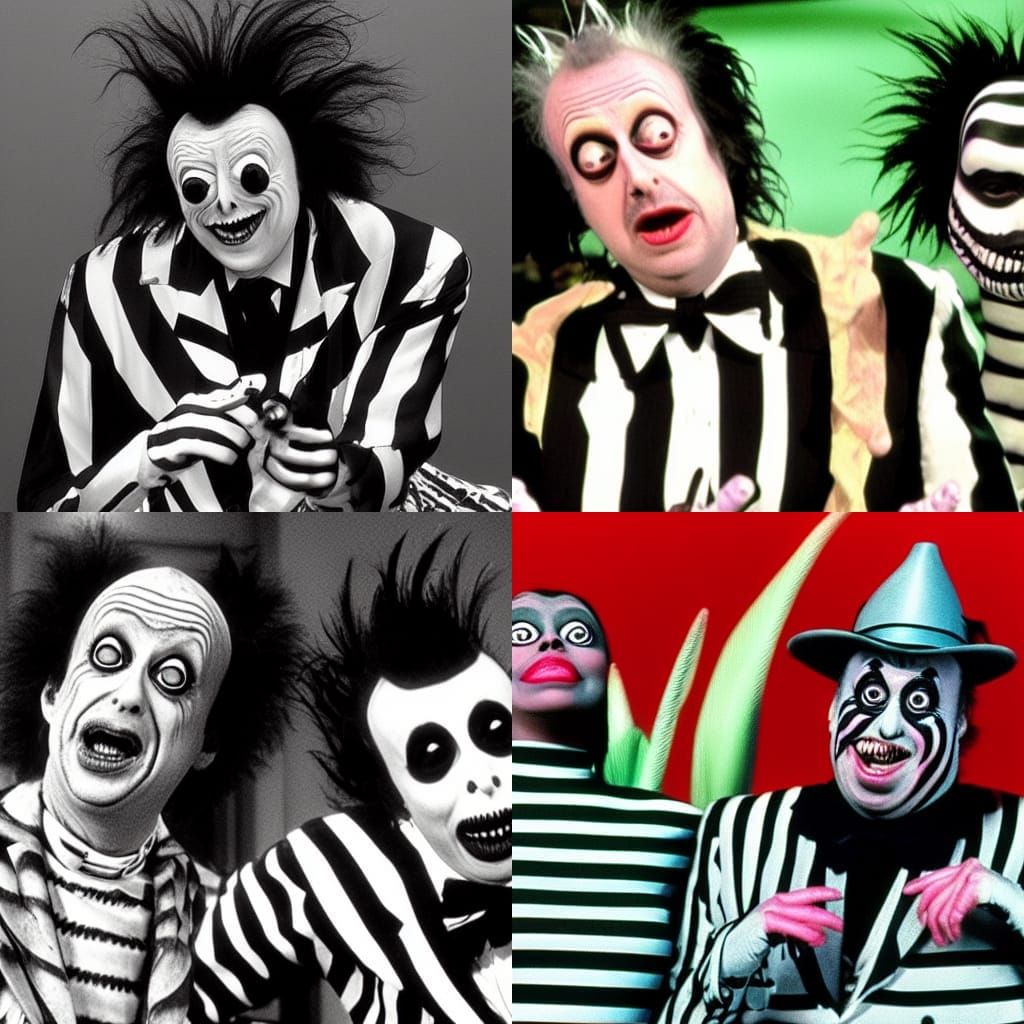 Beetlejuice Character Illustration