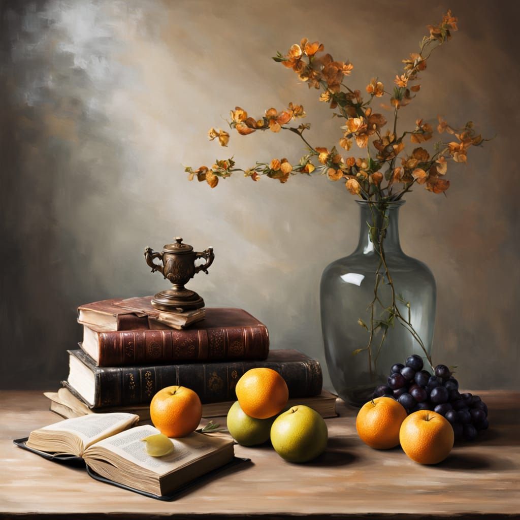 Warmth of a Vintage Masterpiece in Oil