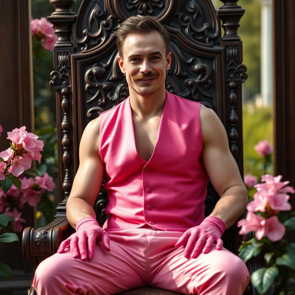 Austrian Kaiser in Azalea Garden, Rococo Style