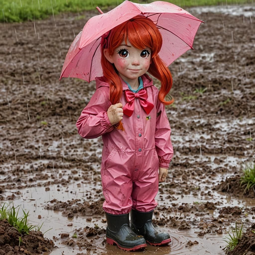 Apple Bloom at Country Show in Rain