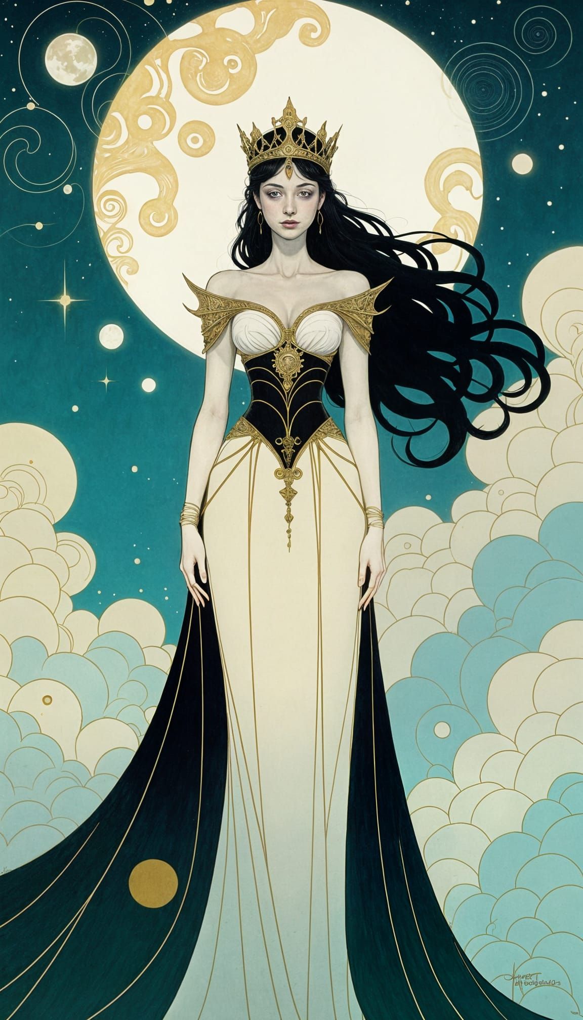 Queen of Dreams: Mythical Sci-Fi Concept Art