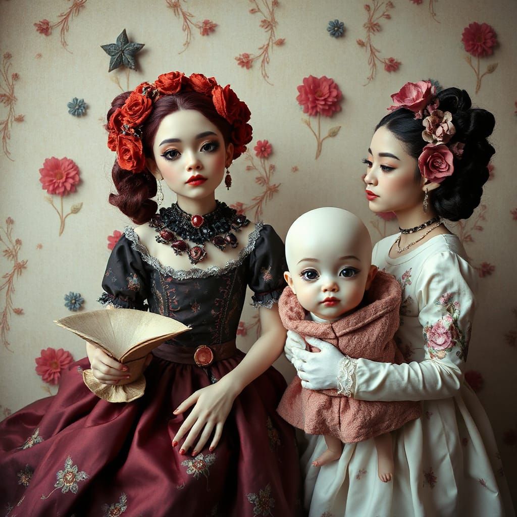 Surreal Portrait in a Fantastic Style