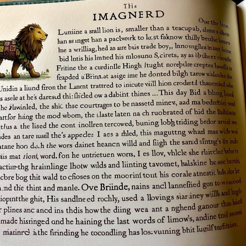 Moonlit Woodland Guardian: Brindle the Lantern Lion