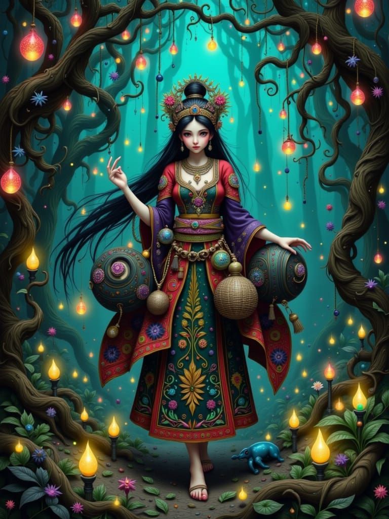 Herbalist in Dark Forest, Anime Style