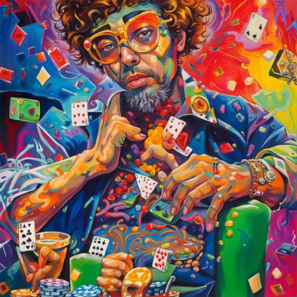 Poker Player Portrait