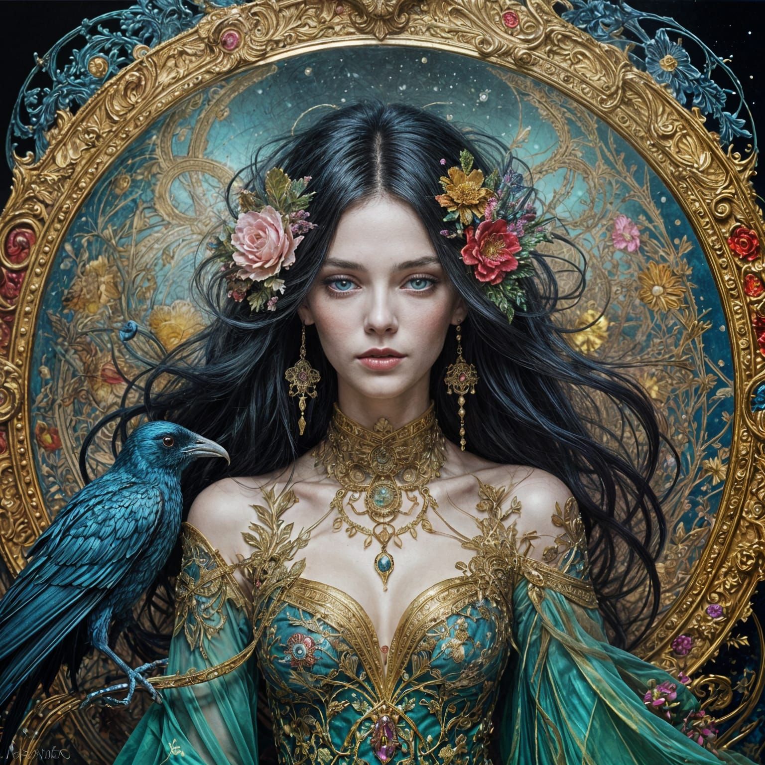 La Dama del Cuervo Azul