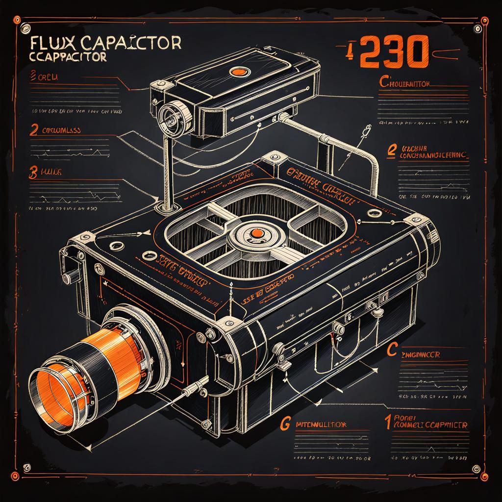 Distressed Blueprint Design of a Flux Capacitor