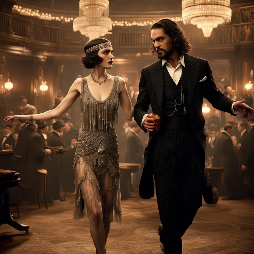 Winona Ryder as Flapper in Art Deco Speakeasy