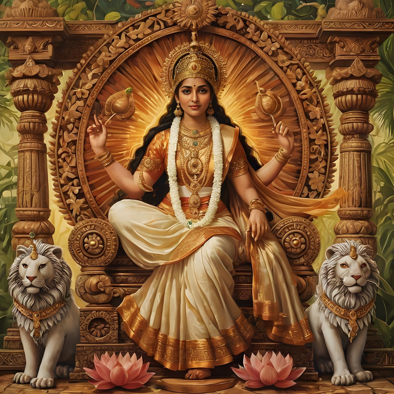 Kerala Mural Painting in Vivid 8K Resolution