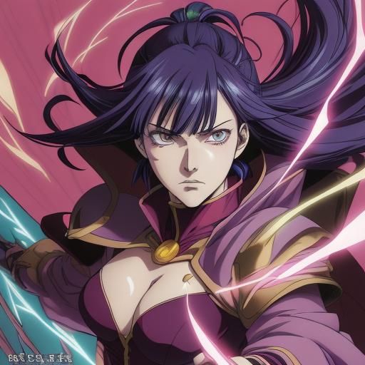 Anime Crazy Quilt in Studio Trigger Style