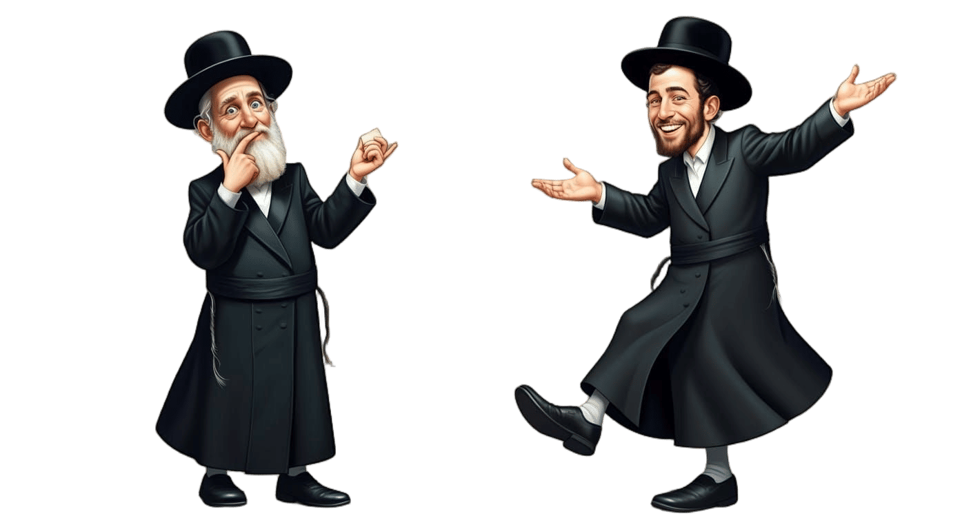 Hasidic Man in Contemplation