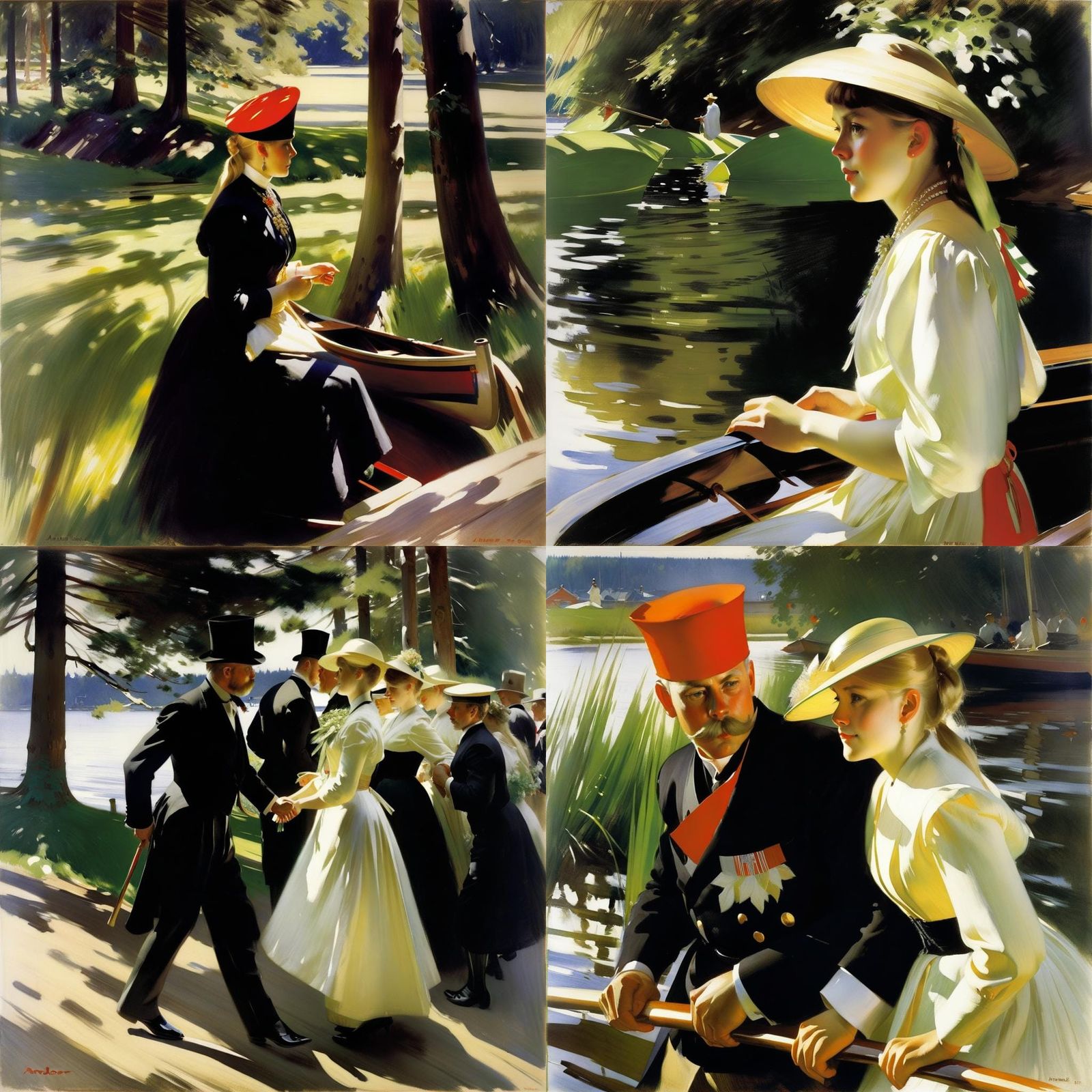 Portrait in the Style of a Swedish Master