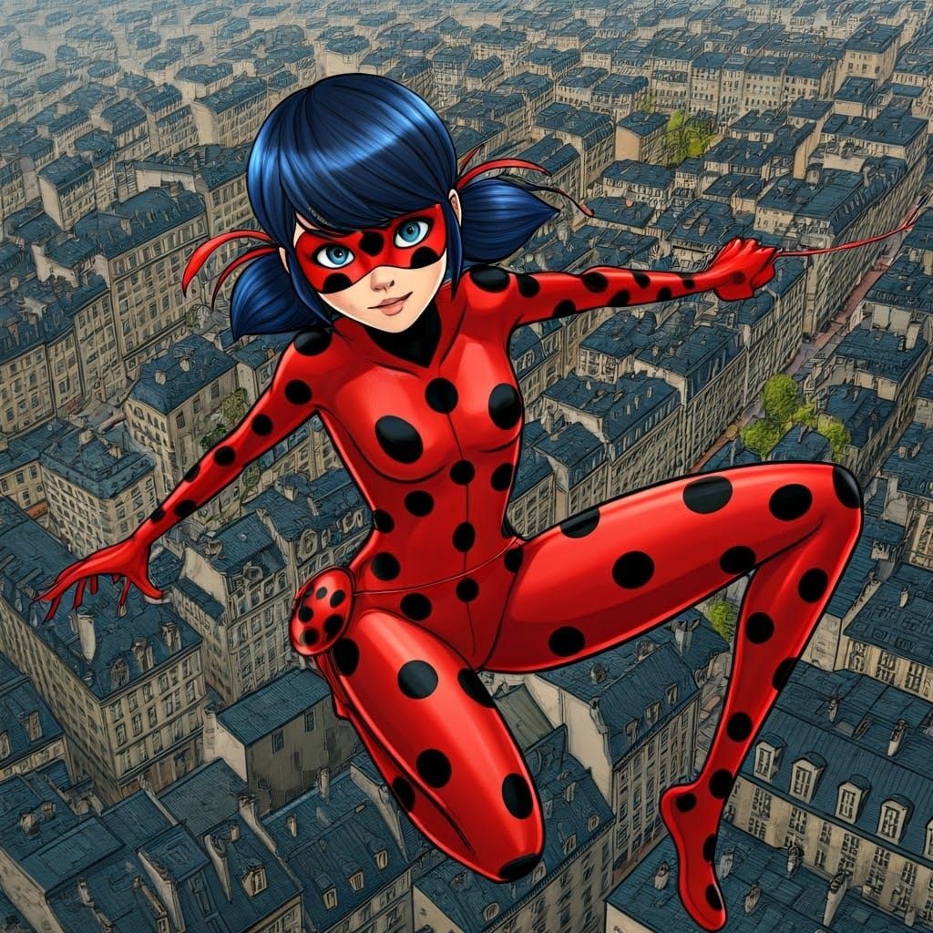 Ladybug: Anime Superheroine Swings Through Paris