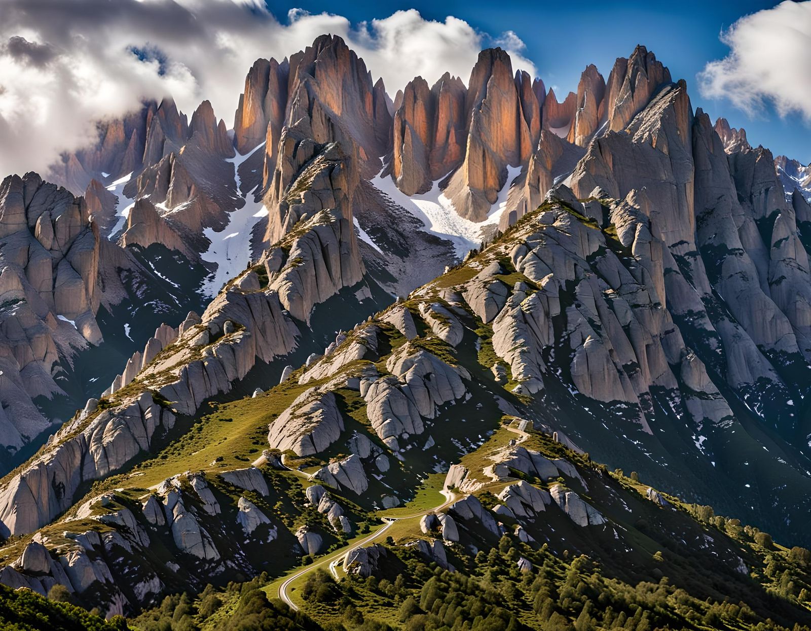 Restonica Valley: Alpine Mountain View in Corsica