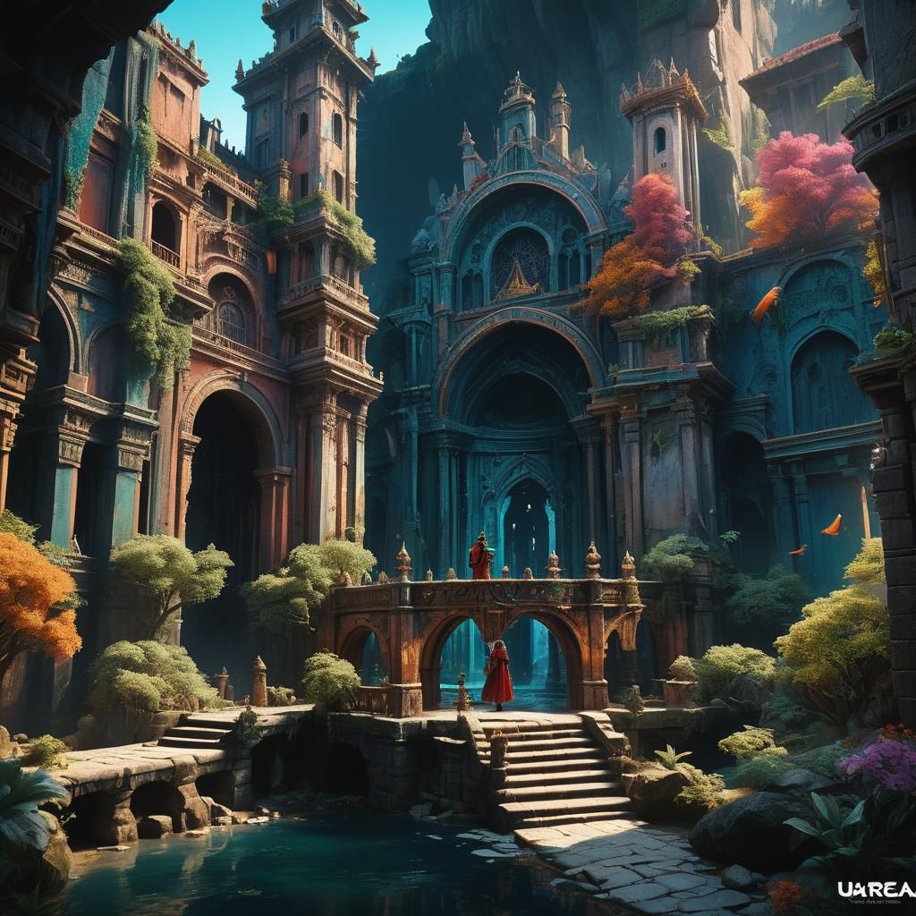 Sara Molina: Detailed Matte Painting in Deep Color