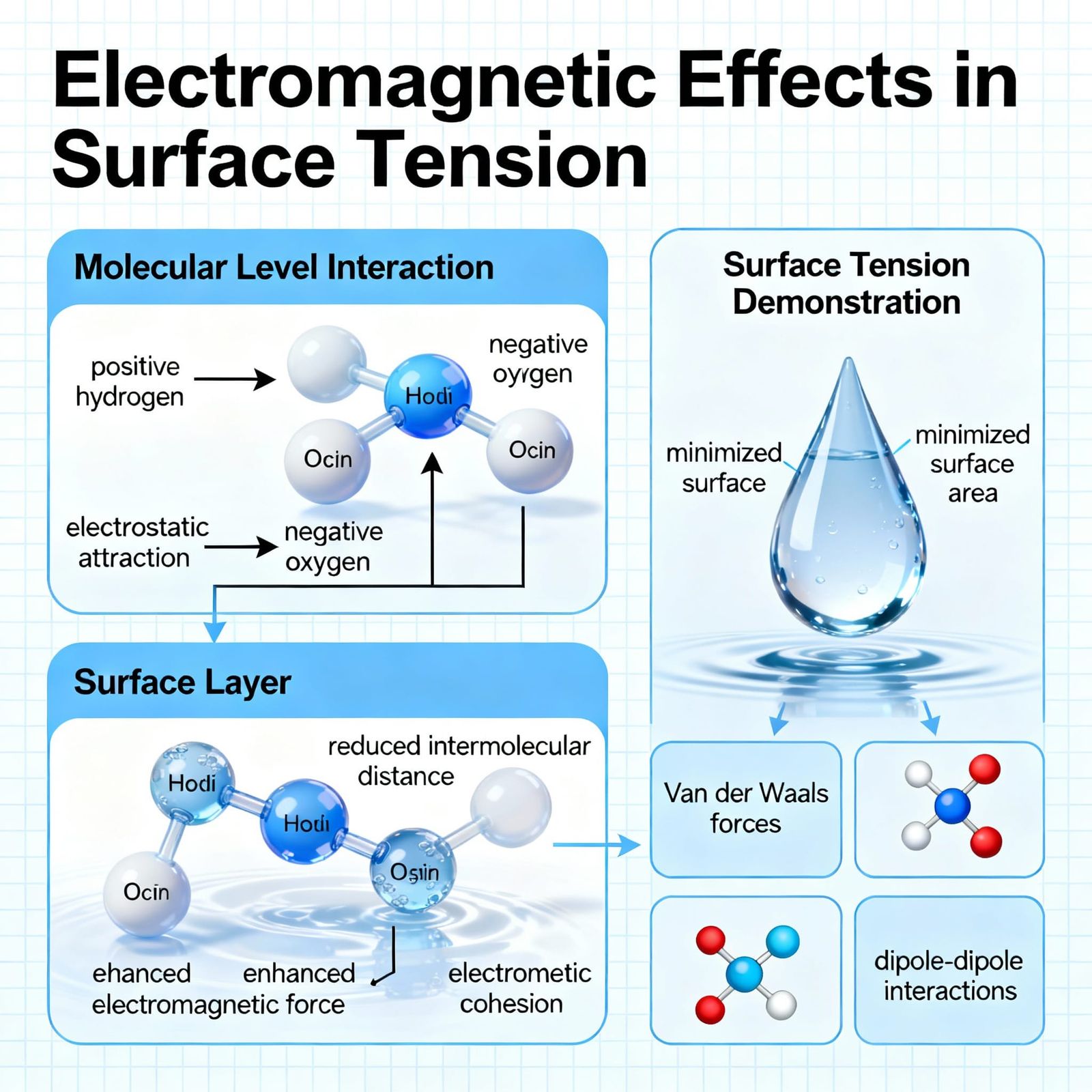 Electromagnetic Effects on Surface Tension Explained