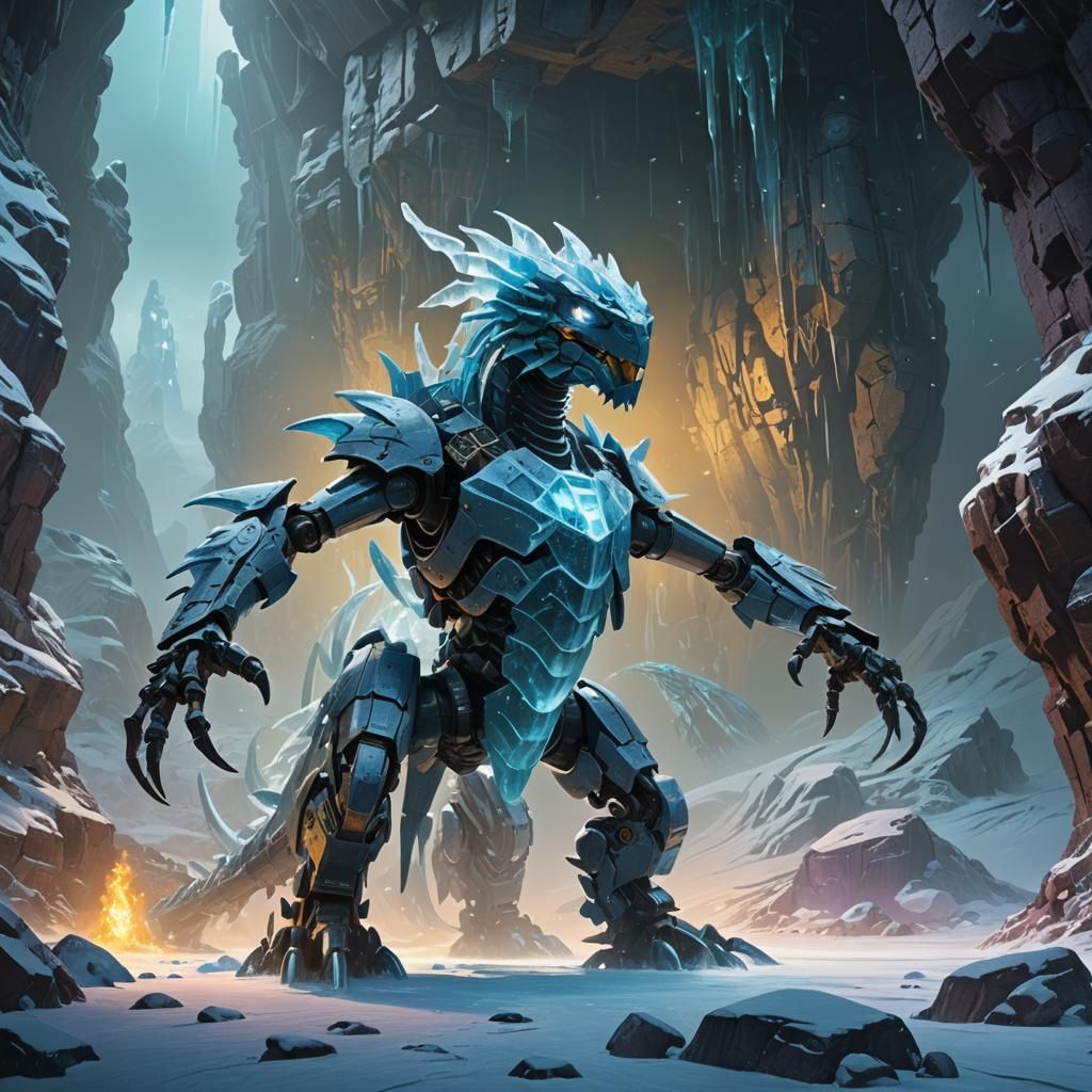 Icy Gaze: Bionicle Basilisk Concept Art