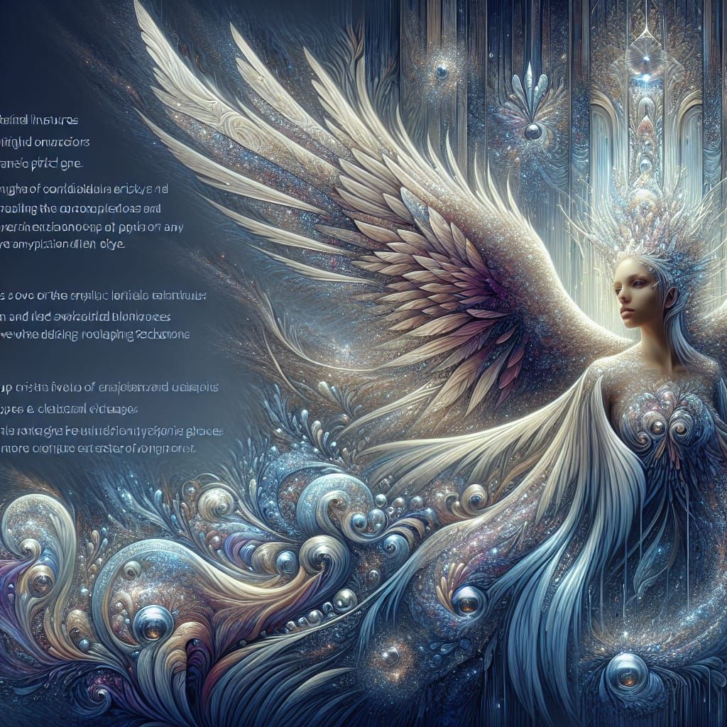 Impressive Angel in Hyper-Detailed Fantasy Art