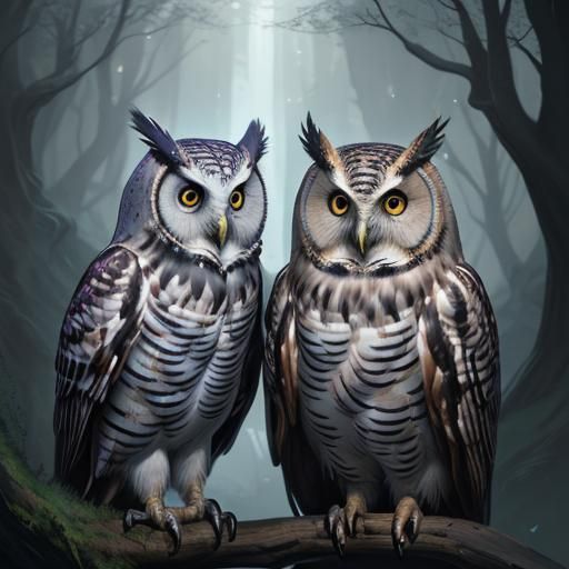 Ollie the Owl: A Matte Painting of Kindness