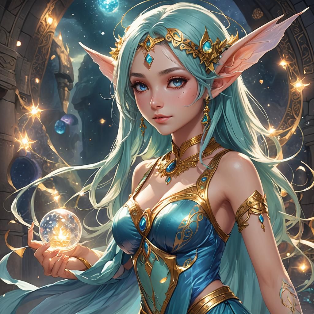 Ethereal Djinn Nymph: A Wish Fulfilled