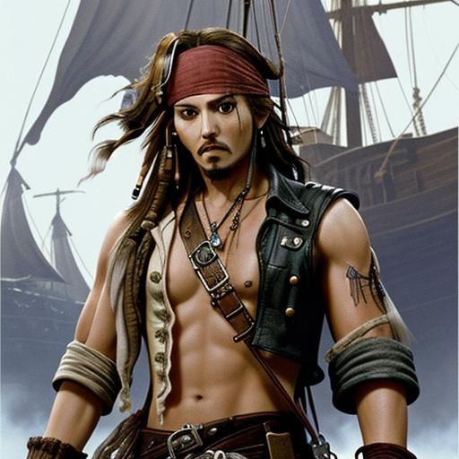 Pirate in Final Fantasy VII Style