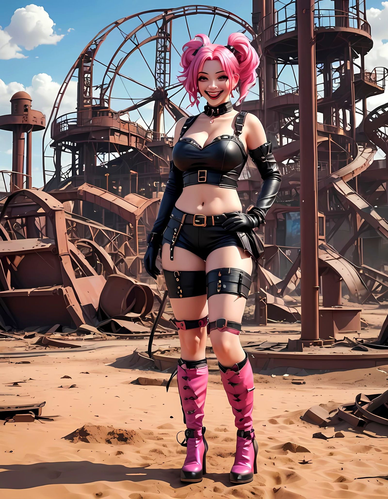 Apocalypsa The Clown Welcomes You To The Carnival At The End Of The World! : Realistic Anime.01