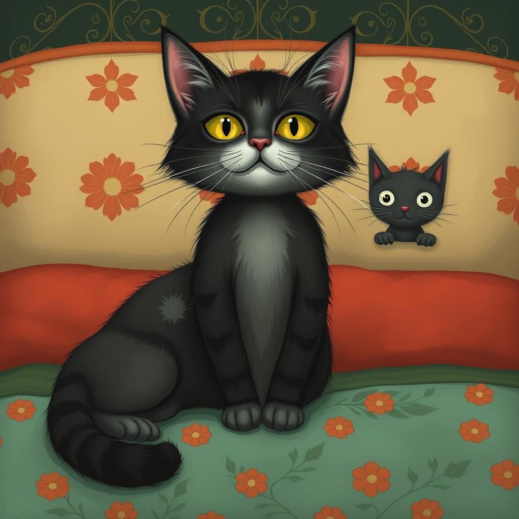 Childless Cat Lady Portrait