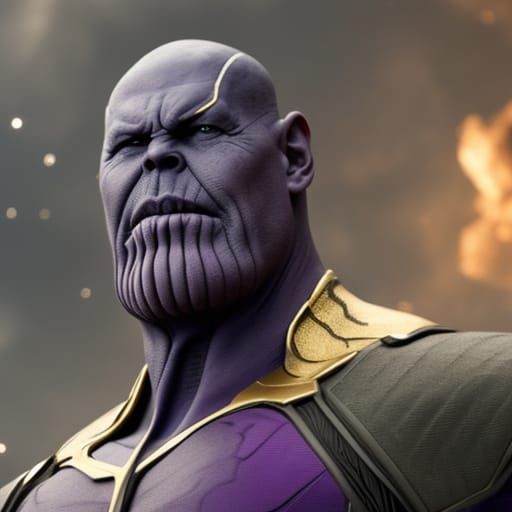 The Mighty Thanos: A Powerful Portrait