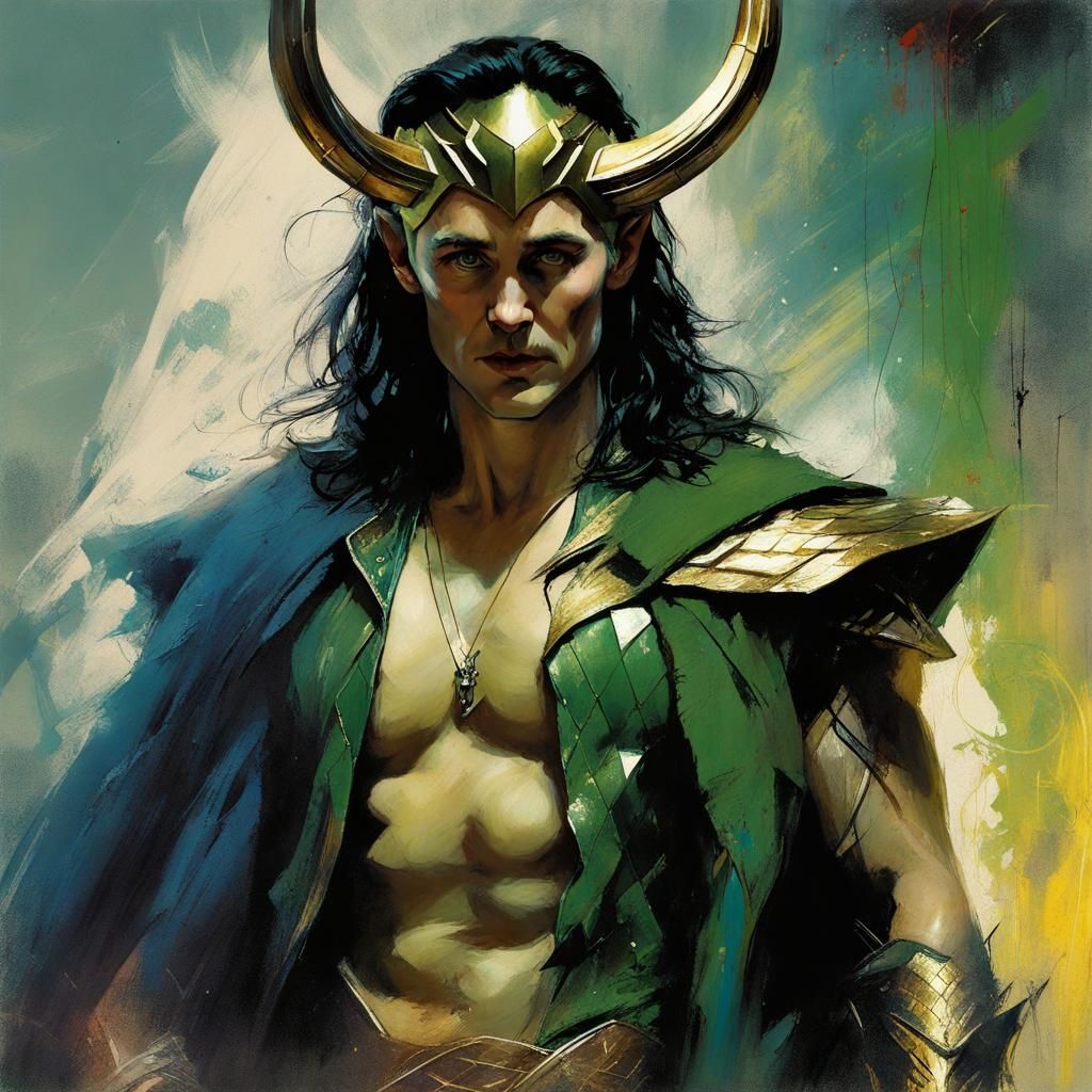 Loki of Asgard: A Matte Painting
