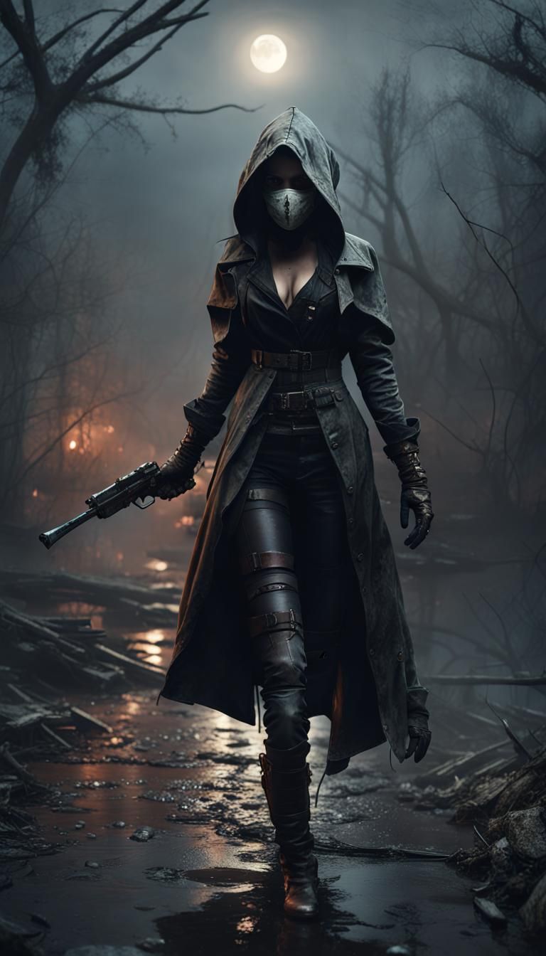 Hunt Showdown Hunter in Wildfire Rain