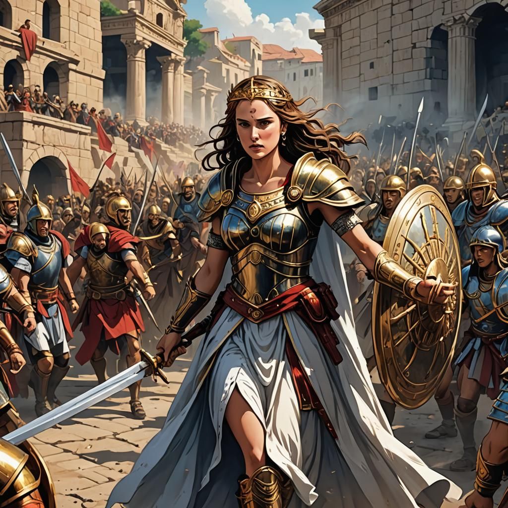 Anime Style: Siege of Troy with Manga Flair