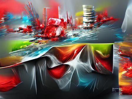 Satirical Political Caricature with Clownish Elements