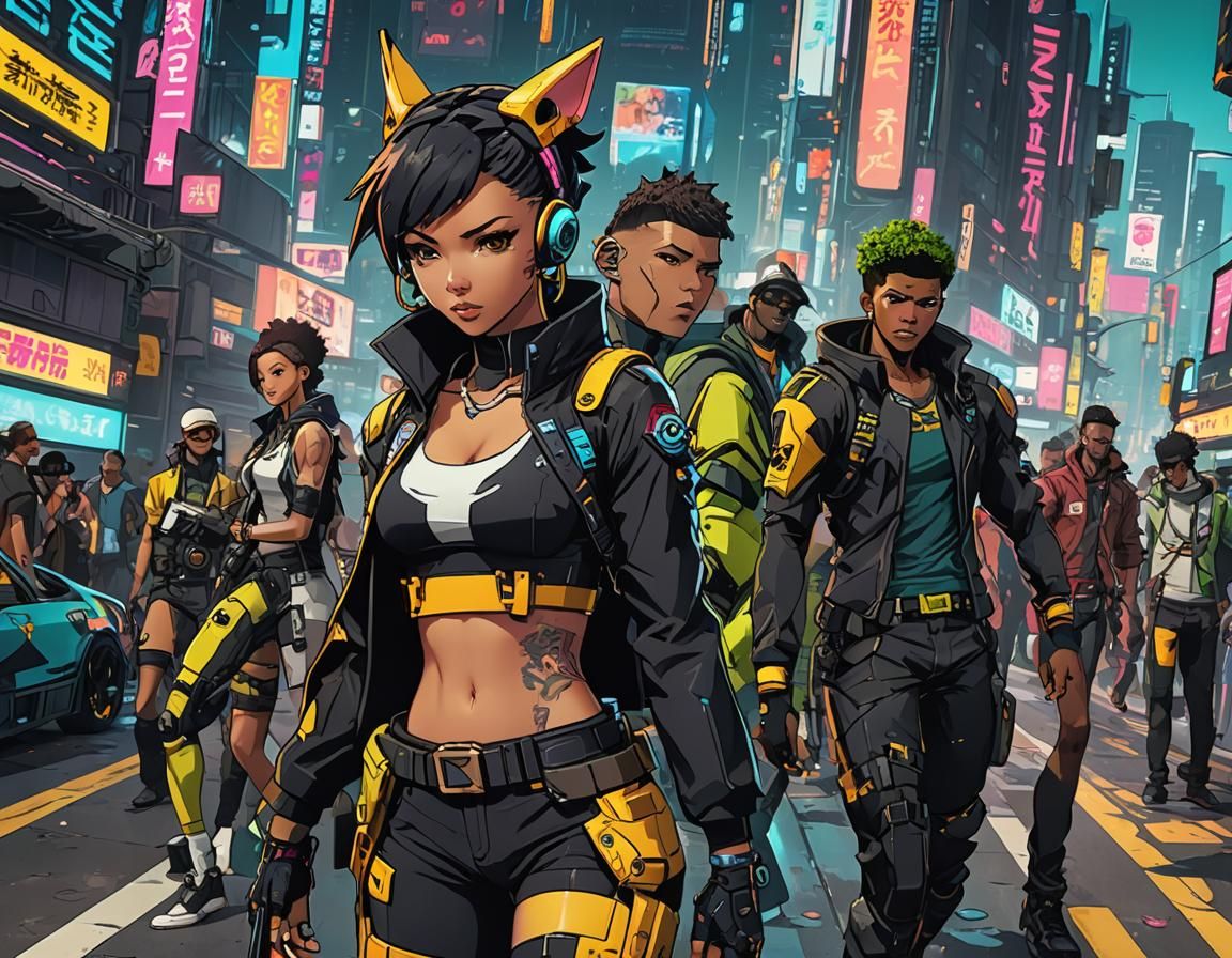 Afropunk Meets Jet Set Radio Future