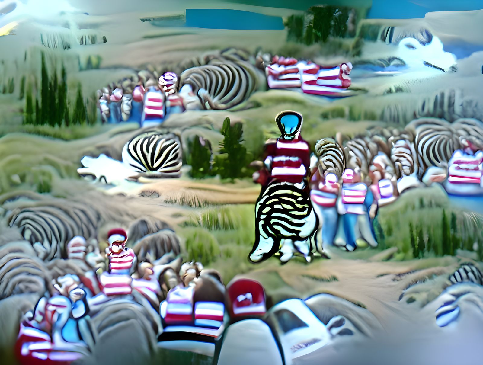 AI's Confusing Zebra Herd