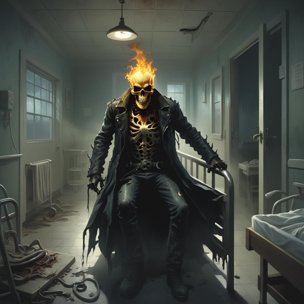 Ghost Rider Undergoes Haunted Hospital Demons