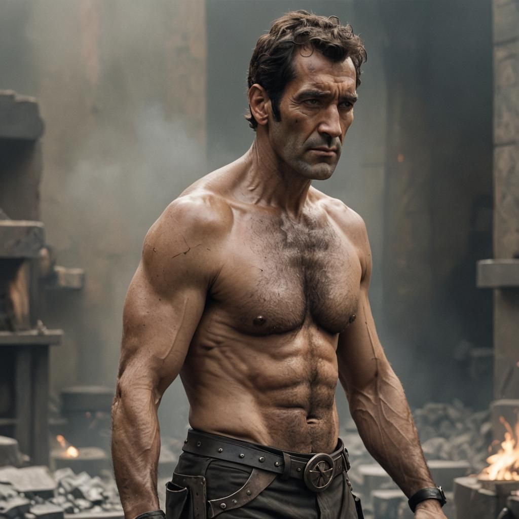 Vulcan God of the Forge Digital Art