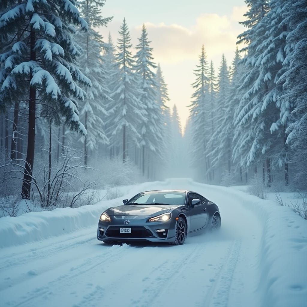 High-Tech Car Speeds Out of Control on Arkhangelsk Road