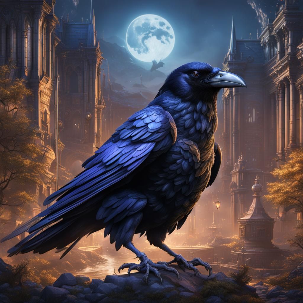 DC Comics Raven Concept Art in Unreal Engine 5