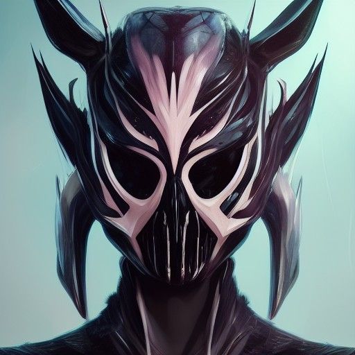 Sinister Symbiote Rabbit Portrait in 4K