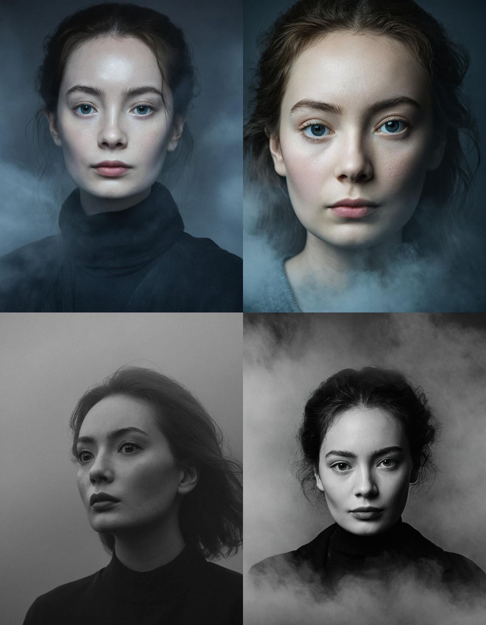 Mysterious Dark Model in Misty Studio