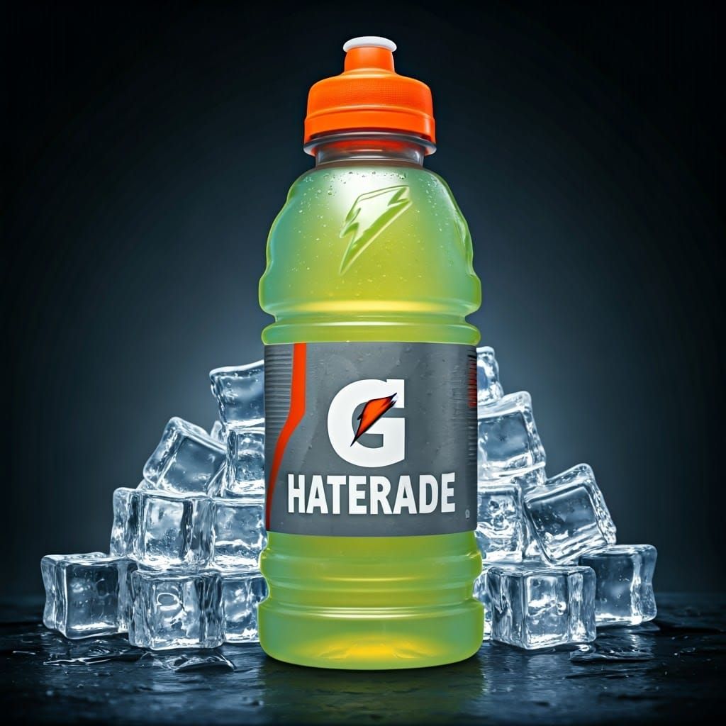 Icy Haterade Bottle Still Life