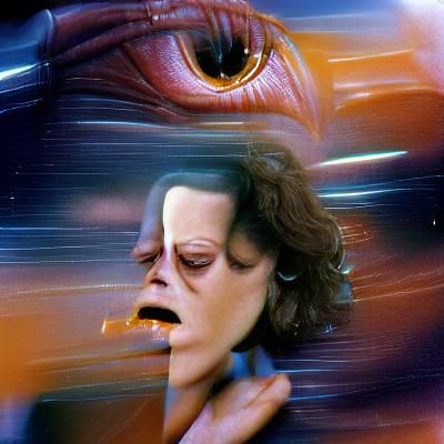 Sigourney Weaver Loses Her Eyes: A Transformation