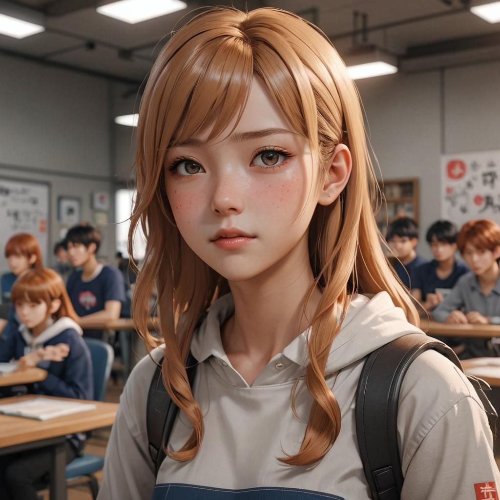 Condescending Anime Character with Smug Expression