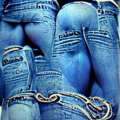 Classic Blue Jeans AI Image
