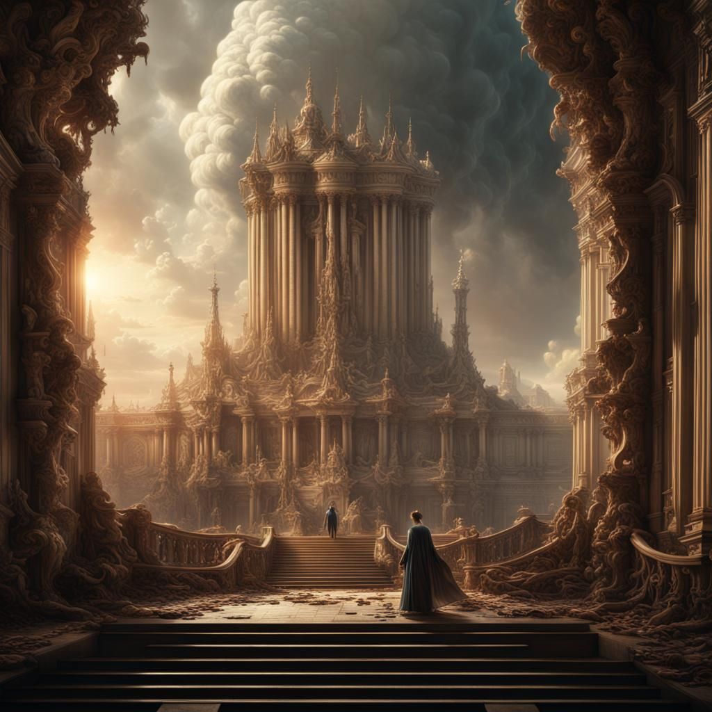 Epic Apotheosis Digital Matte Painting