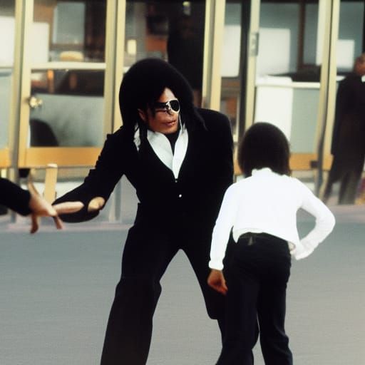 Disturbing Image: Michael Jackson and Miniature People