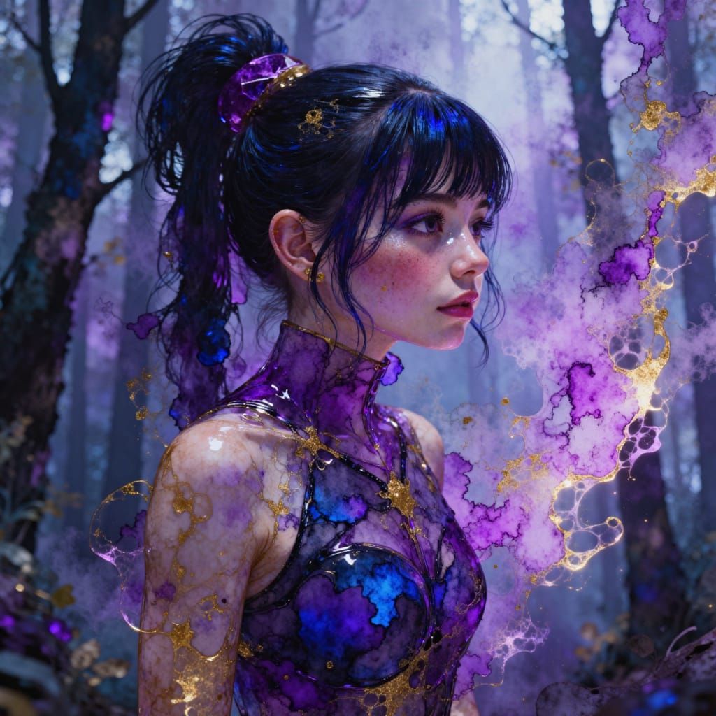 Futuristic Sci-Fi Fashion in Cyberpunk Neotokyo