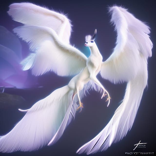 Majestic Deer Creature - Wings