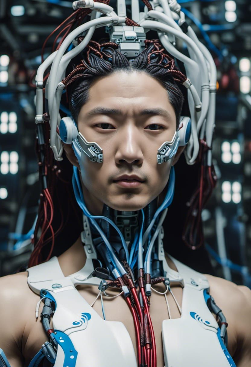 Orient Cyberpunk Man