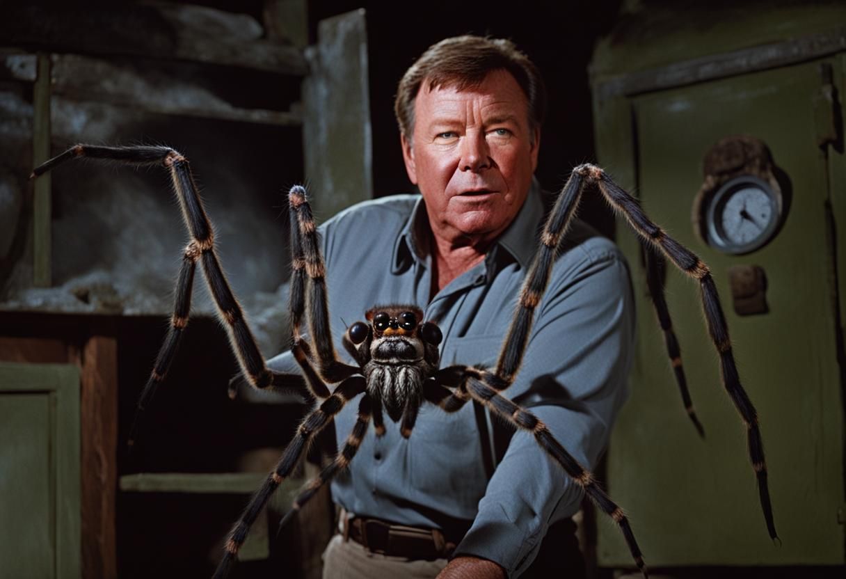 Giant Tarantulas Attack Sheriff in Desert Heat